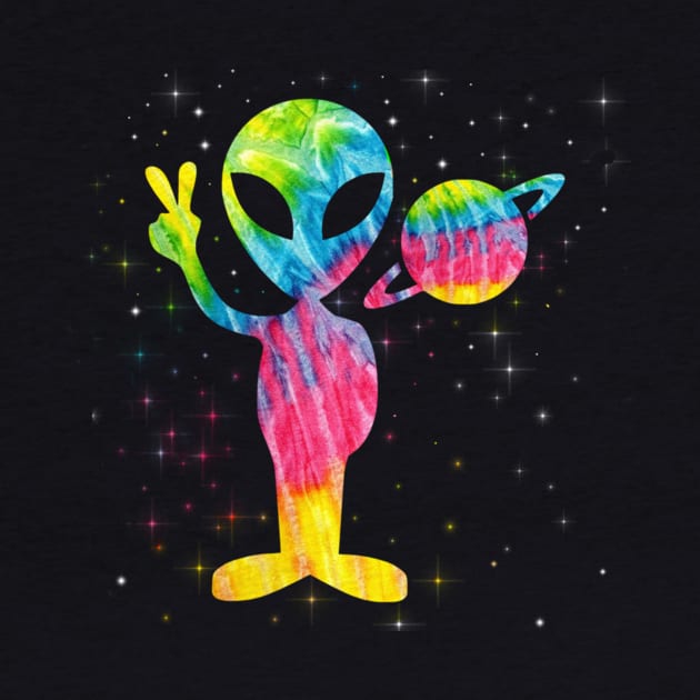 Alien Peace Sign Shirt by Namio